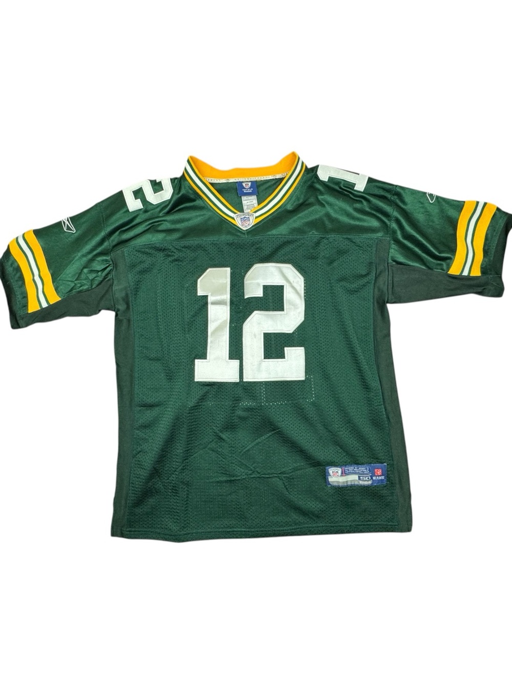 Reebok Onfield NFL Green bay Packers Aaron Rogers jersey size 50